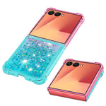 For Samsung Galaxy Z Flip7 5G TPU Case Gradient Quicksand Phone Back Cover