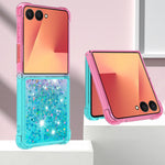 For Samsung Galaxy Z Flip7 5G TPU Case Gradient Quicksand Phone Back Cover