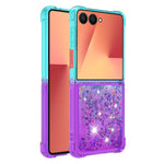 For Samsung Galaxy Z Flip7 5G TPU Case Gradient Quicksand Phone Back Cover
