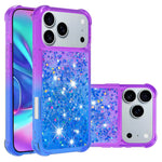 For iPhone 18 Pro Max / 17 Pro Max TPU Case Gradient Quicksand Phone Back Cover