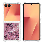 For Samsung Galaxy Z Flip7 5G TPU Case Glitter Quicksand Shockproof Phone Back Cover