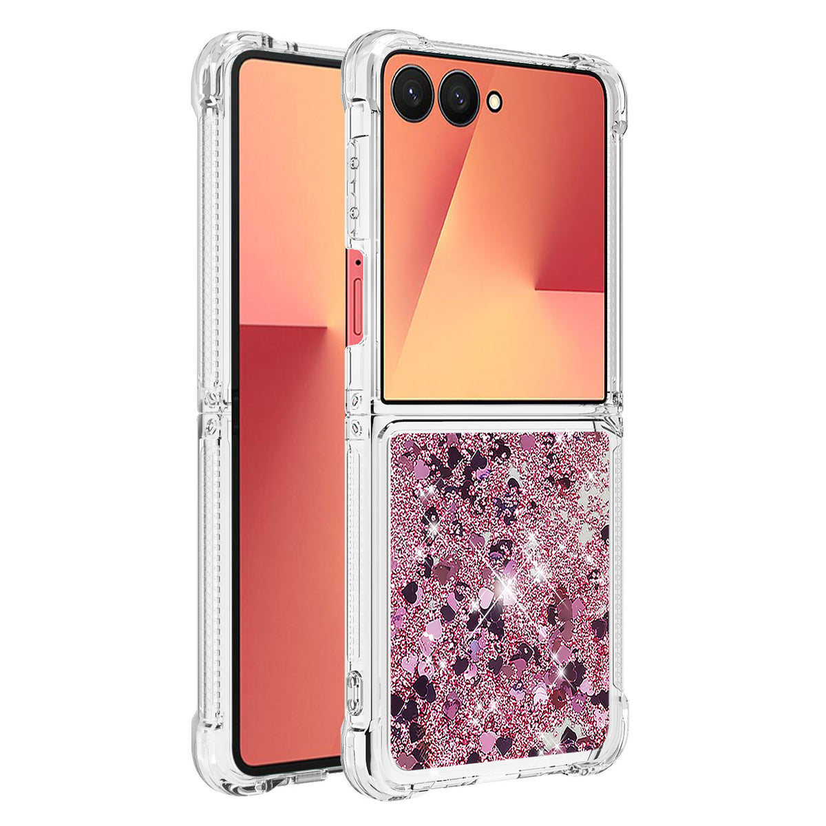 For Samsung Galaxy Z Flip7 5G TPU Case Glitter Quicksand Shockproof Phone Back Cover