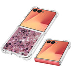 For Samsung Galaxy Z Flip7 5G TPU Case Glitter Quicksand Shockproof Phone Back Cover