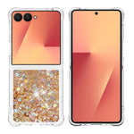 For Samsung Galaxy Z Flip7 5G TPU Case Glitter Quicksand Shockproof Phone Back Cover