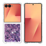 For Samsung Galaxy Z Flip7 5G TPU Case Glitter Quicksand Shockproof Phone Back Cover