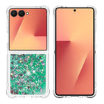 For Samsung Galaxy Z Flip7 5G TPU Case Glitter Quicksand Shockproof Phone Back Cover