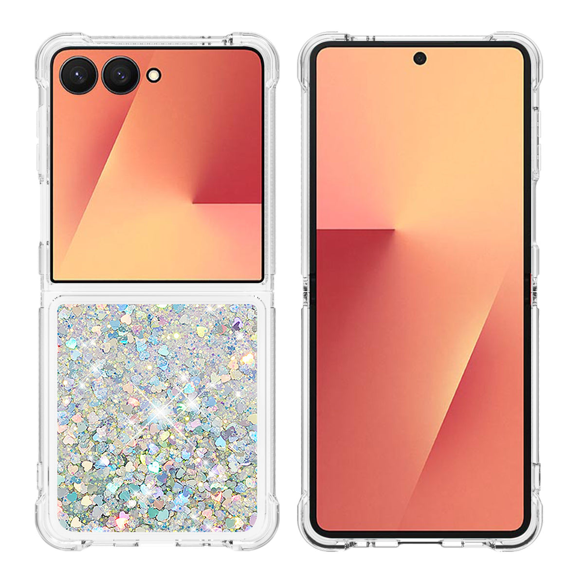 For Samsung Galaxy Z Flip7 5G TPU Case Glitter Quicksand Shockproof Phone Back Cover