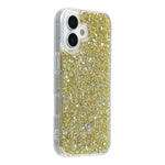 For iPhone 17 Case Shockproof Soft TPU Phone Cover Glittery Design