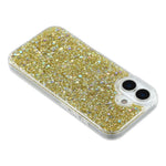 For iPhone 17 Case Shockproof Soft TPU Phone Cover Glittery Design