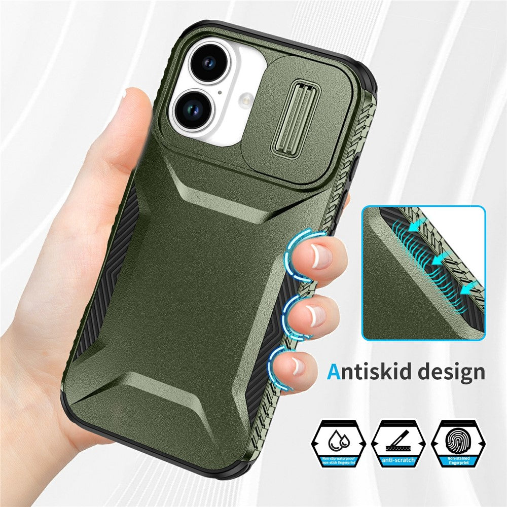 For iPhone 18 / 17 Case Camshield TPU + PC Phone Cover Non-Slip Side Edge