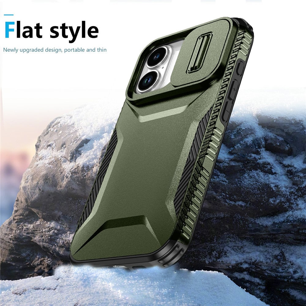 For iPhone 18 / 17 Case Camshield TPU + PC Phone Cover Non-Slip Side Edge
