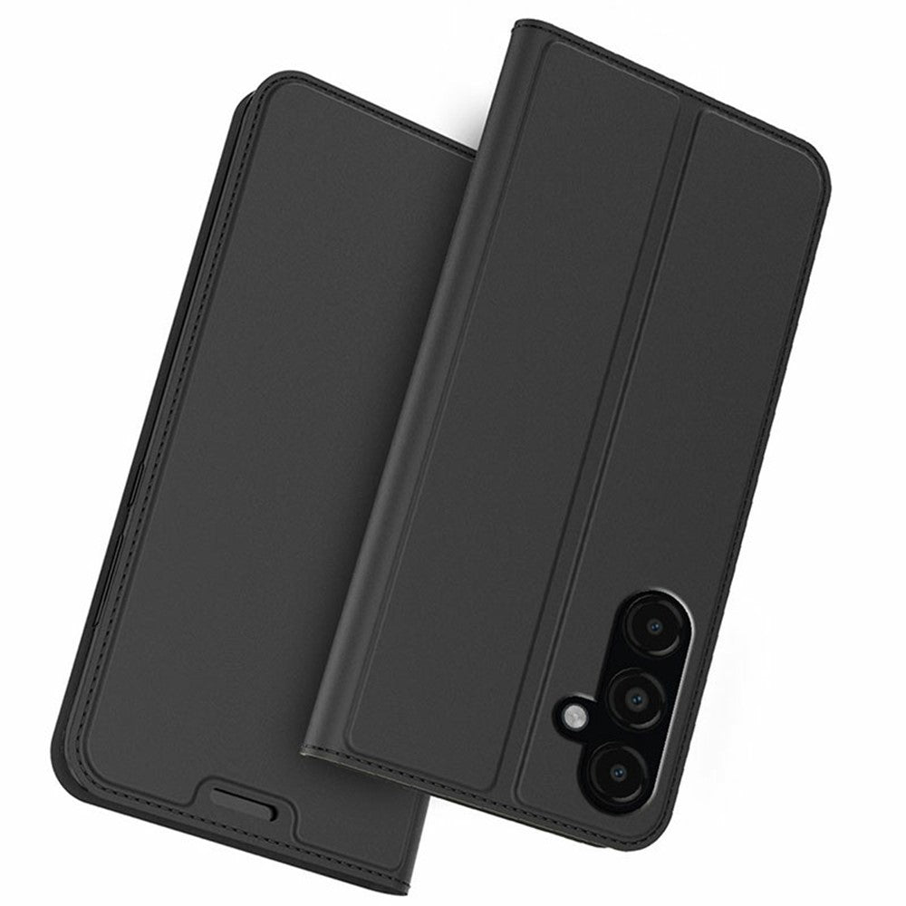 For Samsung Galaxy M36 5G Case PU Leather Phone Cover with Card Holder Stand