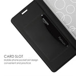 For Samsung Galaxy M36 5G Case PU Leather Phone Cover with Card Holder Stand