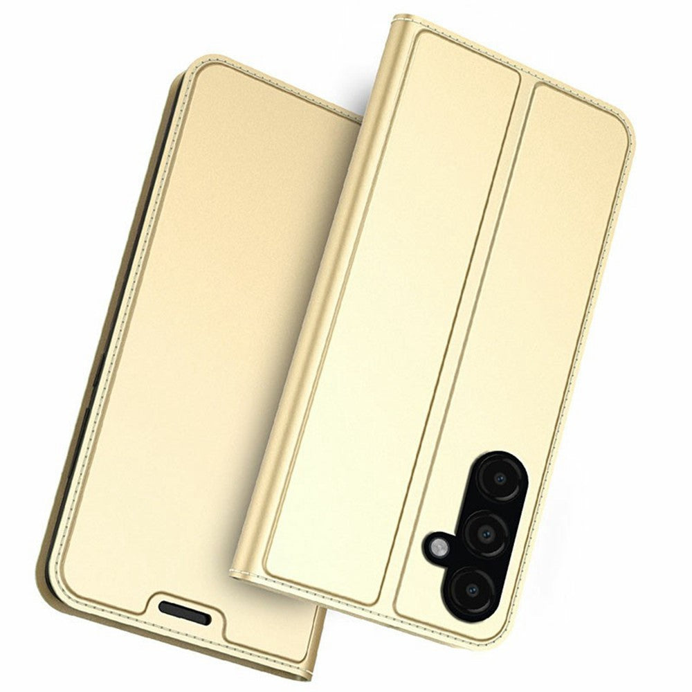 For Samsung Galaxy M36 5G Case PU Leather Phone Cover with Card Holder Stand