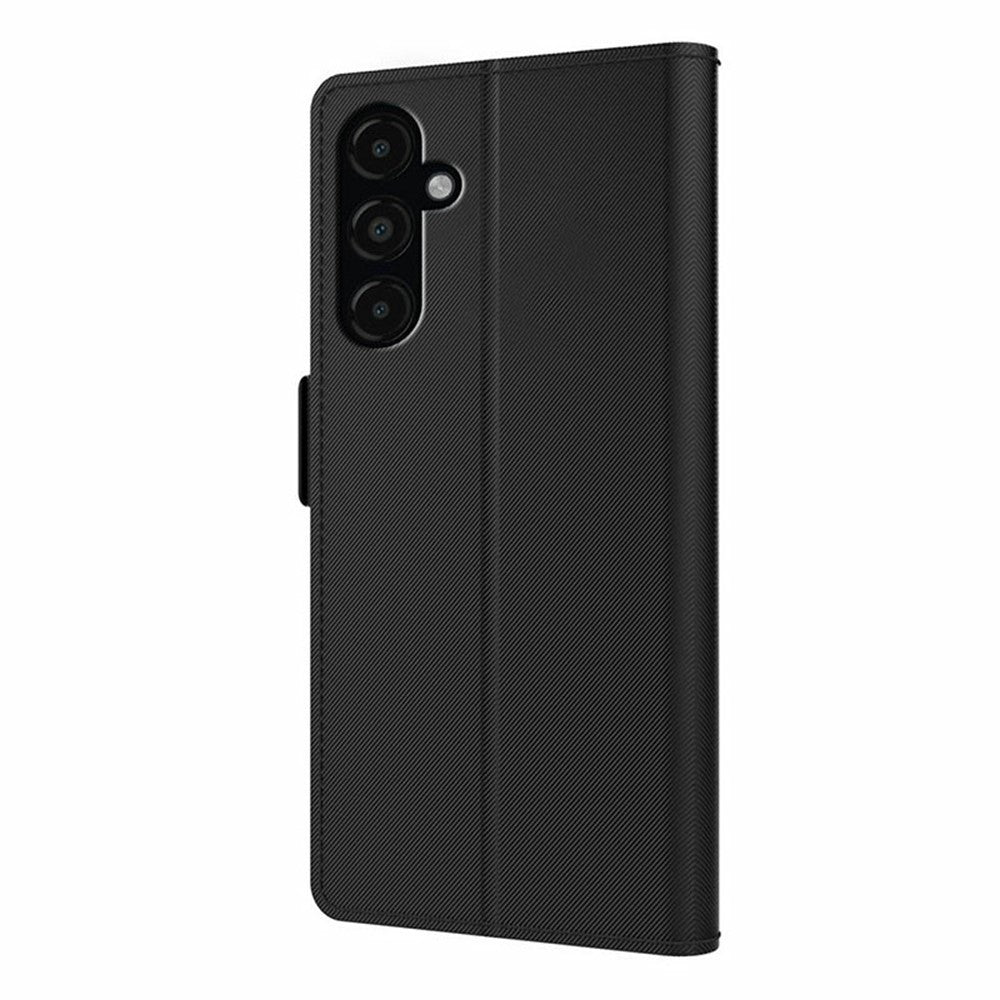 For Samsung Galaxy M36 5G Case Stand PU Leather Phone Cover Card Holder Mirror