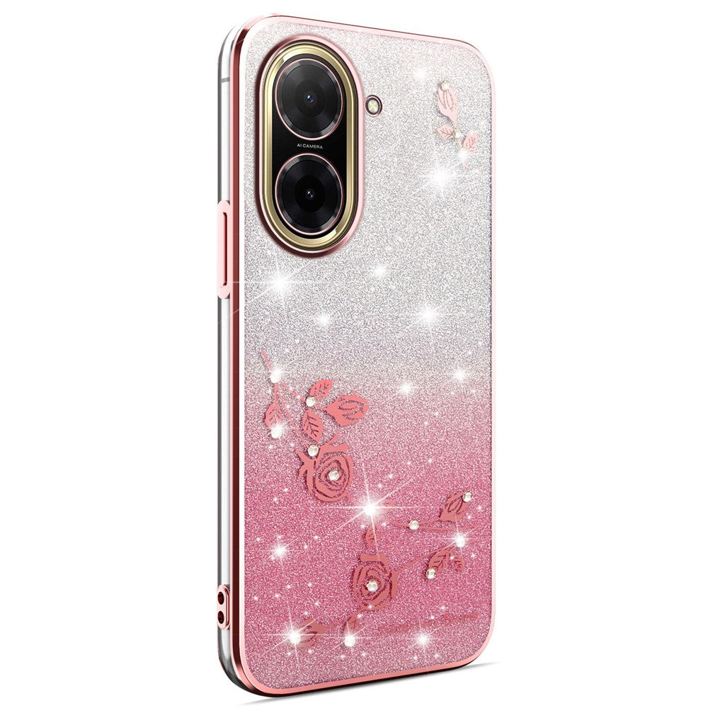 KADEM For Xiaomi Redmi A5 NFC (EU) (173.45mm) Case Flower TPU Flexible Gradient Phone Cover