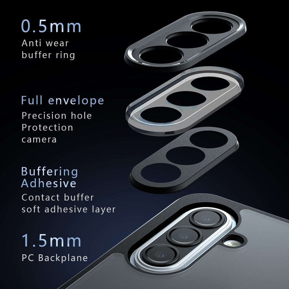 For Samsung Galaxy A34 5G Magnetic Case TPU + PC Matte Skin Touch Phone Cover