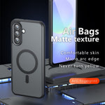For Samsung Galaxy A34 5G Magnetic Case TPU + PC Matte Skin Touch Phone Cover