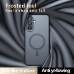 For Samsung Galaxy A34 5G Magnetic Case TPU + PC Matte Skin Touch Phone Cover