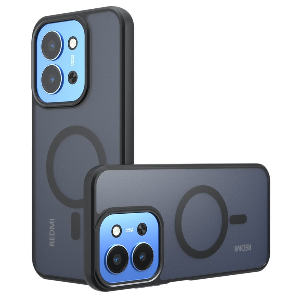 Xiaomi Redmi 15C 5G (EU) (173 mm) / 15C 4G (EU) (173 mm) Magnetiskt skal TPU + PC matt hud pekskärm mobilskal