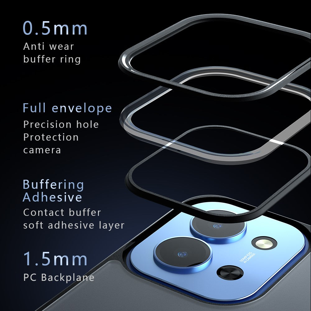Xiaomi Redmi 15C 5G (EU) (173 mm) / 15C 4G (EU) (173 mm) Magnetiskt skal TPU + PC matt hud pekskärm mobilskal