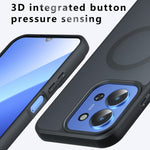 Xiaomi Redmi 15C 5G (EU) (173 mm) / 15C 4G (EU) (173 mm) Magnetiskt skal TPU + PC matt hud pekskärm mobilskal