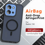 Xiaomi Redmi 15C 5G (EU) (173 mm) / 15C 4G (EU) (173 mm) Magnetiskt skal TPU + PC matt hud pekskärm mobilskal
