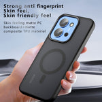Xiaomi Redmi 15C 5G (EU) (173 mm) / 15C 4G (EU) (173 mm) Magnetiskt skal TPU + PC matt hud pekskärm mobilskal