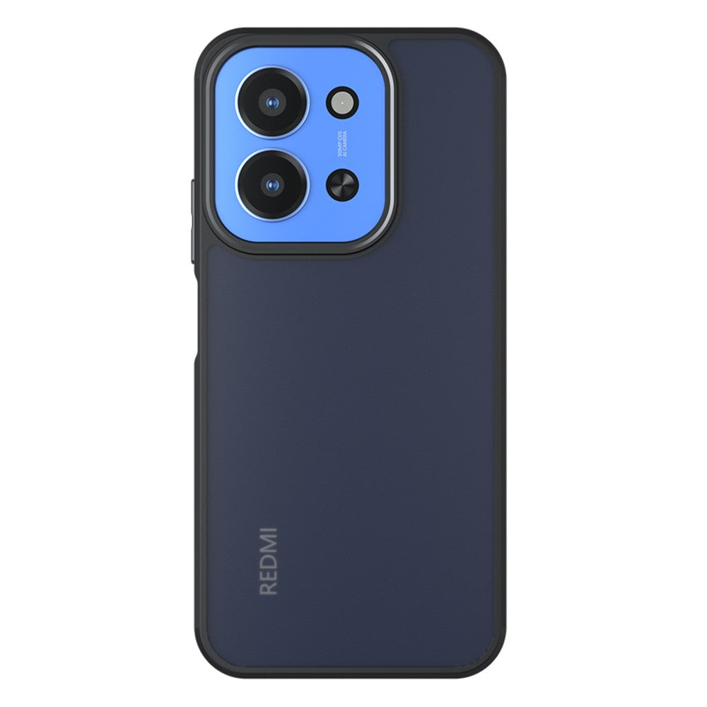 Xiaomi Redmi 15C 5G (EU) (173mm) / 15C 4G (EU) (173mm) Skin-Touch TPU + PC-mobilcover, mat, transparent sort