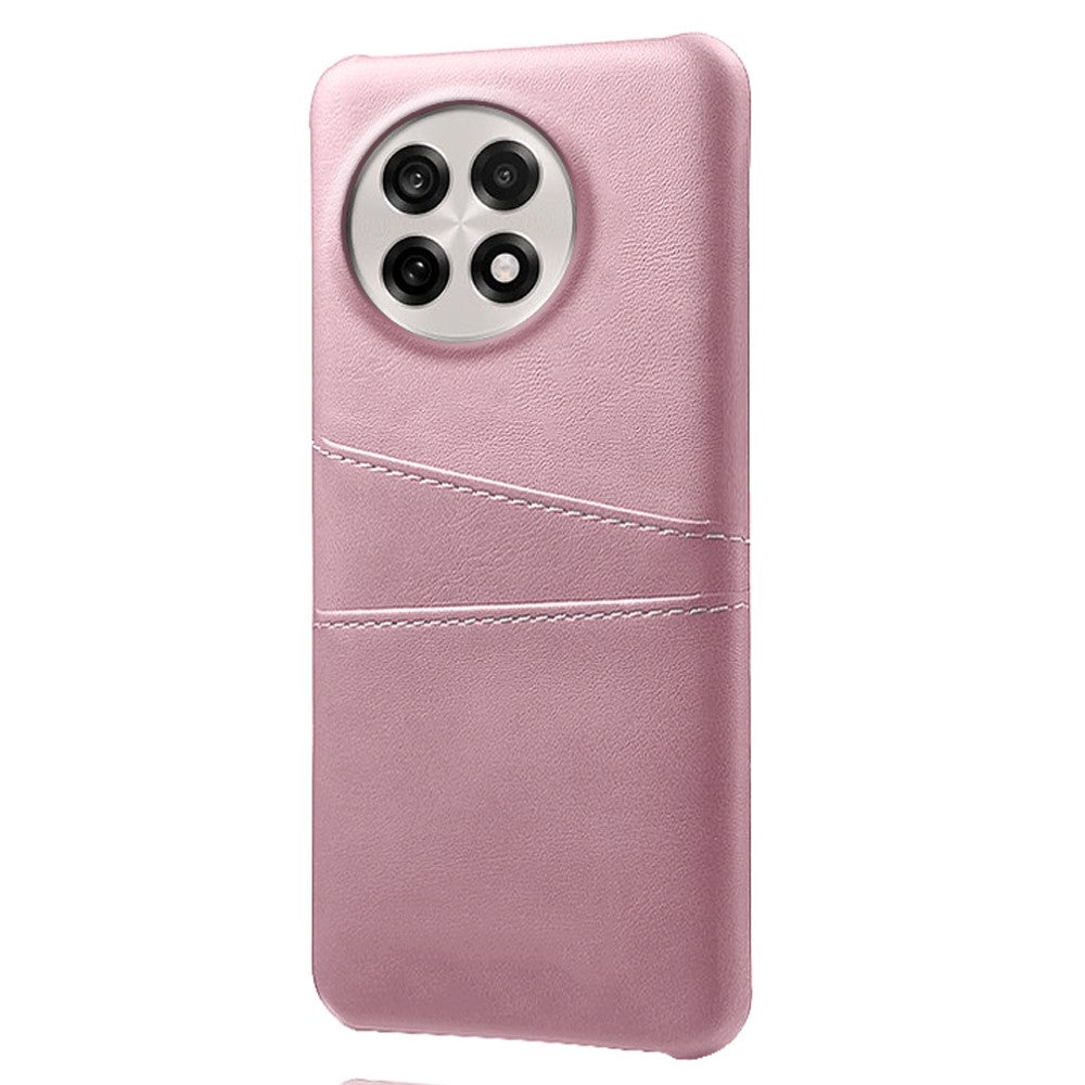 Mobilcover til OnePlus 13R 5G / Ace 5 5G / Ace 5 Pro 5G med to kortpladser, PU-læder + hårdt PC-mobilcover