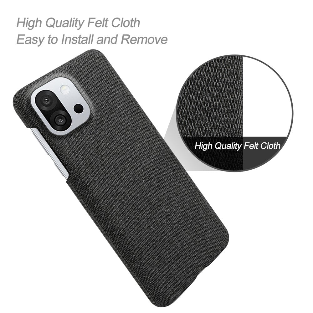 For OnePlus 13T 5G Phone Case Cloth Texture Anti-Scratch Protective PC Back Cover