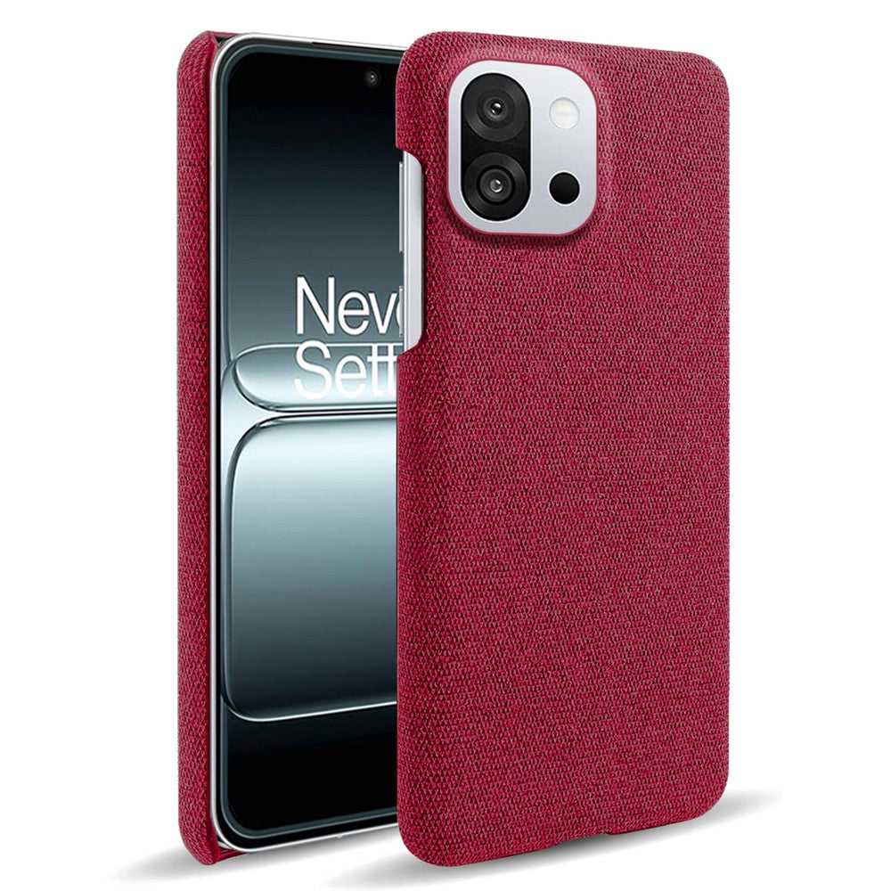 For OnePlus 13T 5G Phone Case Cloth Texture Anti-Scratch Protective PC Back Cover
