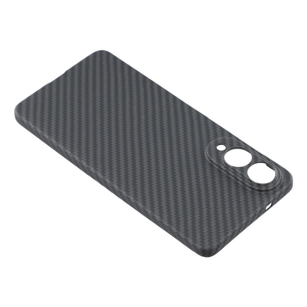 Til Samsung Galaxy S25 Edge Magnetisk Cover 1500D Grov Tekstur Aramidfiber Telefoncover Præcisionsudskæring
