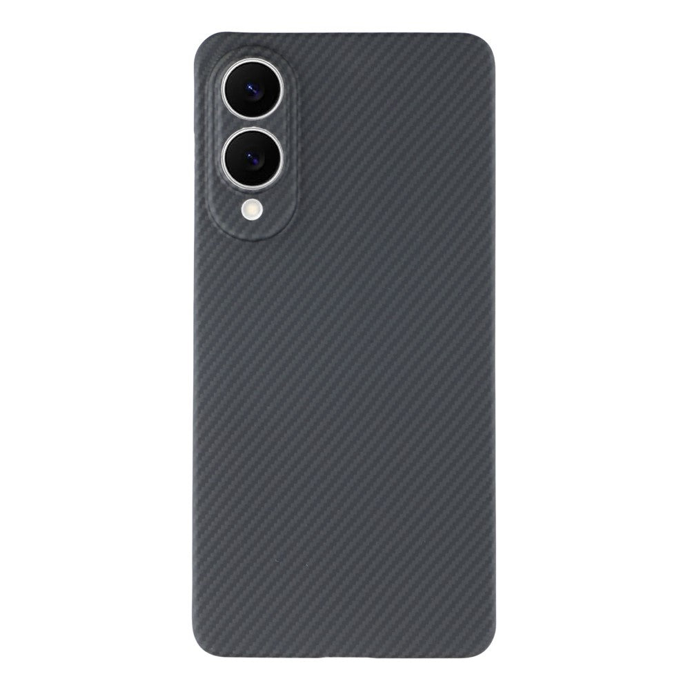 For Samsung Galaxy S25 Edge Magnetic Case 600D Fine Texture Aramid Fiber Phone Cover (Precise Lens Hole)