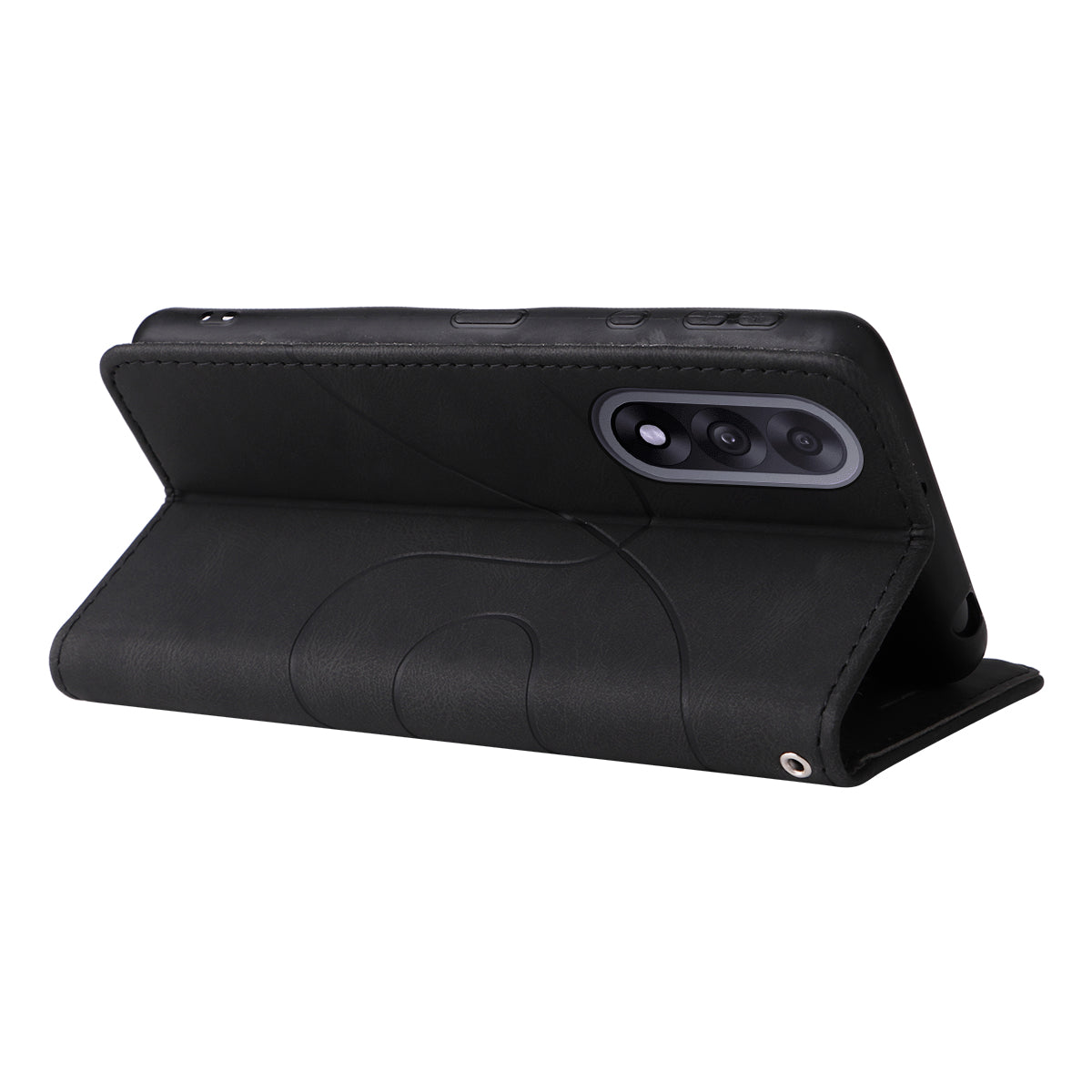 For OnePlus Nord 5 5G / OnePlus Ace 5 Ultra 5G Leather Phone Case Stand Wallet with Bi-color Splicing Design