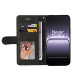 For OnePlus Nord 5 5G / OnePlus Ace 5 Ultra 5G Leather Phone Case Stand Wallet with Bi-color Splicing Design