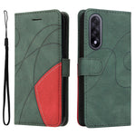 For OnePlus Nord 5 5G / OnePlus Ace 5 Ultra 5G Leather Phone Case Stand Wallet with Bi-color Splicing Design