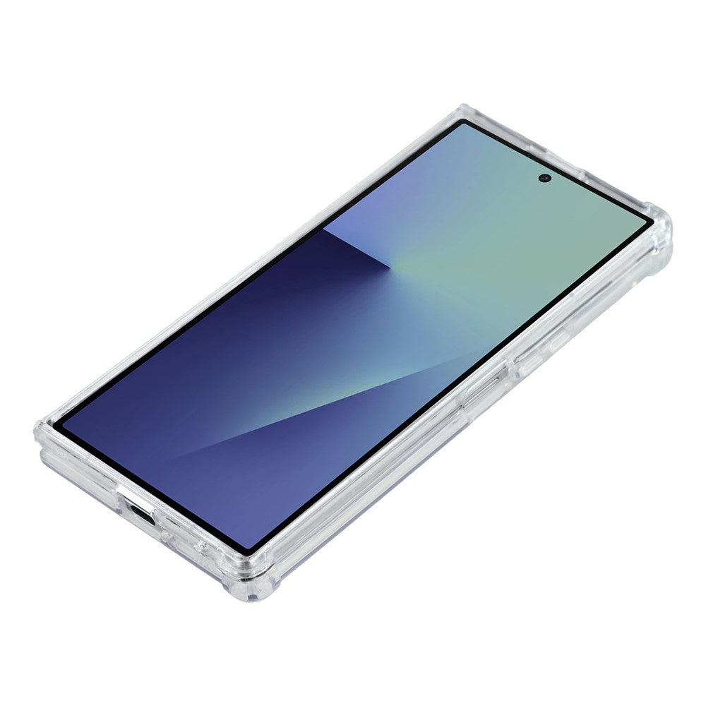 For Samsung Galaxy Z Fold7 5G Phone Case TPU + Acrylic 1.5mm Shockproof Clear Back Cover