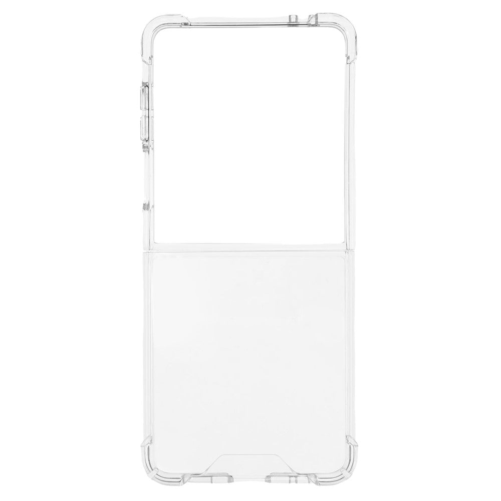 Samsung Galaxy Z Flip8 / Z Flip7 5G mobilskal TPU + Akryl 1.5mm Stötsäkert Genomskinligt Bakstycke