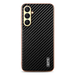 AZNS För Samsung Galaxy A18 5G / A18 4G / A17 5G / A17 4G / A26 5G Skal Elektroplätering Kolfiberstruktur PU + TPU mobilskal