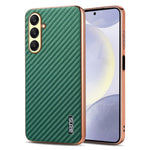 AZNS För Samsung Galaxy A18 5G / A18 4G / A17 5G / A17 4G / A26 5G Skal Elektroplätering Kolfiberstruktur PU + TPU mobilskal