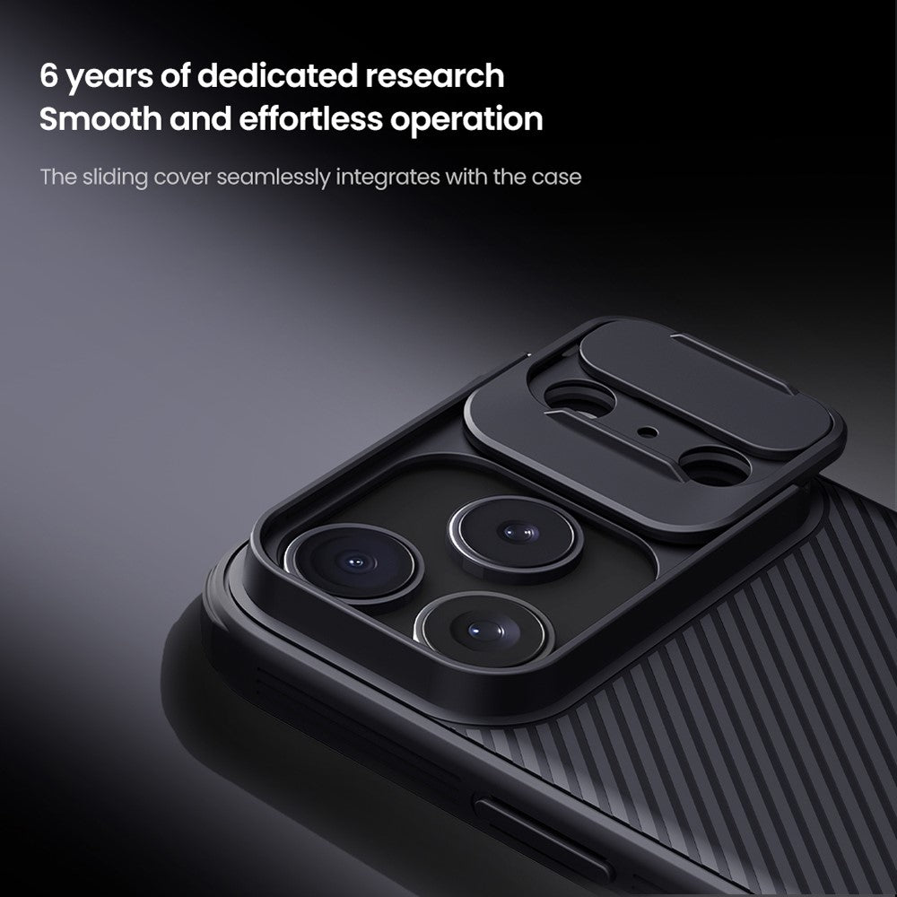NILLKIN Camshield Pro Series for iPhone 18 Pro / 17 Pro Case PC + TPU Slide Camera Lid Phone Cover