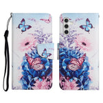 For Samsung Galaxy A18 5G / A17 5G / A17 4G / A26 5G / A16 5G / A16 4G Case Pattern Printing Protective Leather Folio Phone Cover with Wrist Strap