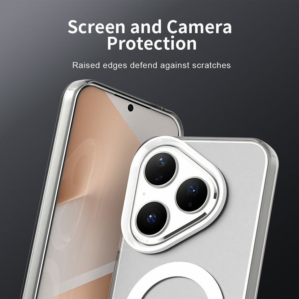 For Huawei Pura 80 Magnetic Case Anti Drop Hybrid Phone Back Cover