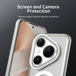 For Huawei Pura 80 Pro / 80 Pro+ Magnetic Case Anti Drop Hybrid Phone Back Cover