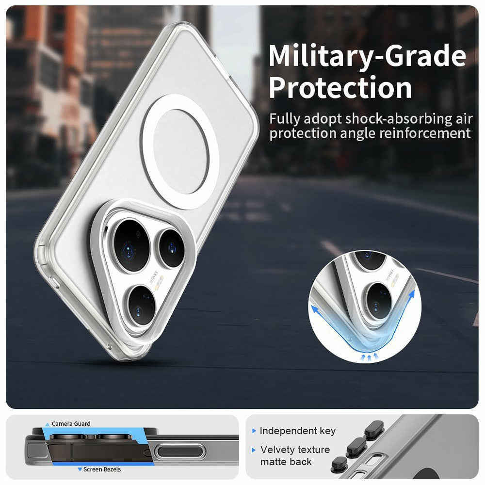 For Huawei Pura 80 Pro / 80 Pro+ Magnetic Case Anti Drop Hybrid Phone Back Cover
