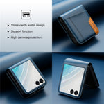 N.BEKUS til Samsung Galaxy Z Flip7 5G etui Kortlomme PU + PC telefonbagcover