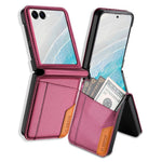 N.BEKUS til Samsung Galaxy Z Flip7 5G etui Kortlomme PU + PC telefonbagcover