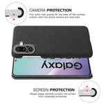 For Samsung Galaxy M56 5G Phone Case Cloth Texture Anti-Scratch Protective PC Back Cover