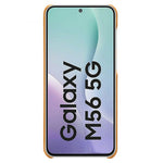 For Samsung Galaxy M56 5G Case Calf Texture PU Leather Hard PC Protective Phone Cover